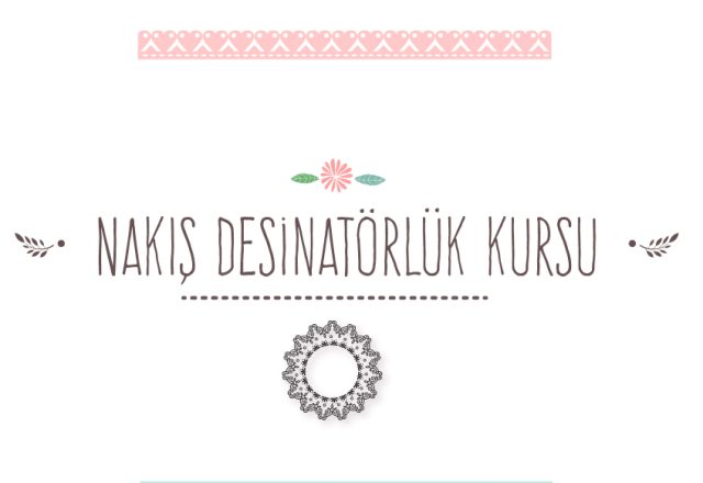 Nakış Desinatörlüğü kursu